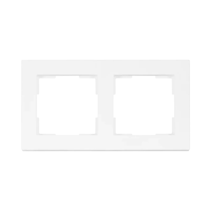 Afdekraam 2-voudig V1 Alpin Wit