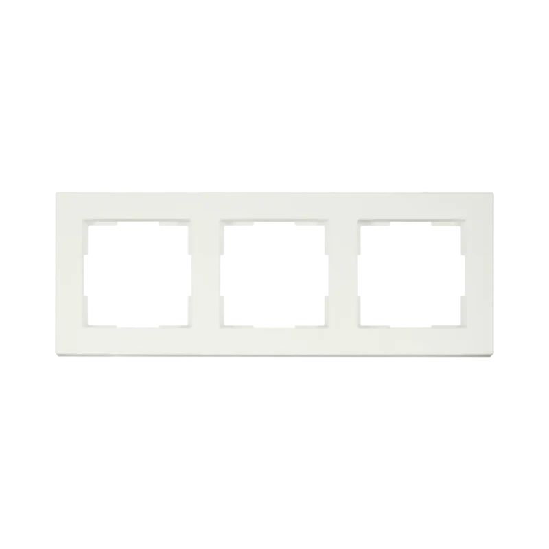 Afdekraam 3-voudig V1 Mat Alpin Wit